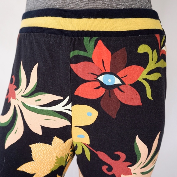 ANTHRO FARM RIO Calla Floral Flared Pants 0272 - Picture 6 of 7